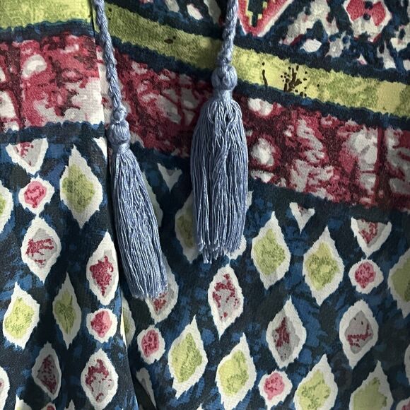 Anthropologie Figueroa Flower Top SZ Small Lace Front Inserts Boho Y2K Peasant - Picture 6 of 11